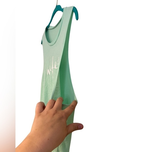 Wifey Mint Green Muscle Tank Top Size XL ☀️ - Picture 6 of 13